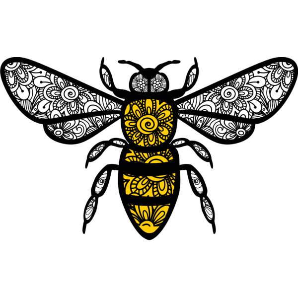 Bee Zentangle Thumbnail