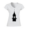 Softstyle™ women's v-neck t-shirt Thumbnail