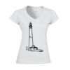 Softstyle™ women's v-neck t-shirt Thumbnail